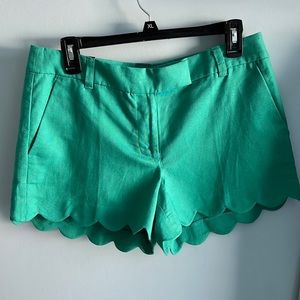 NWT J CREW SCALLOP SHORTS SIZE 8